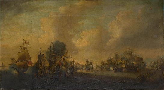 Dutch School, 17th century - The Battle of the Downs, 21 October 1639 - RCIN 403932 - Royal Collection