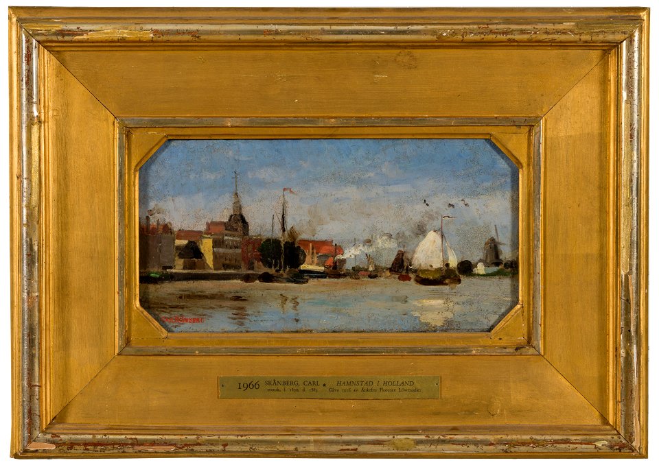 Dutch Seaport (Carl Skånberg) - Nationalmuseum - 18970 - Free Stock ...