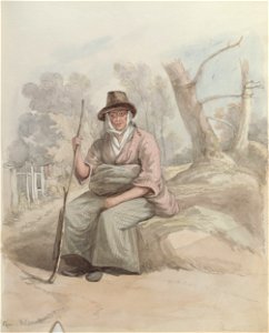 DV271 Portrait of a poor women