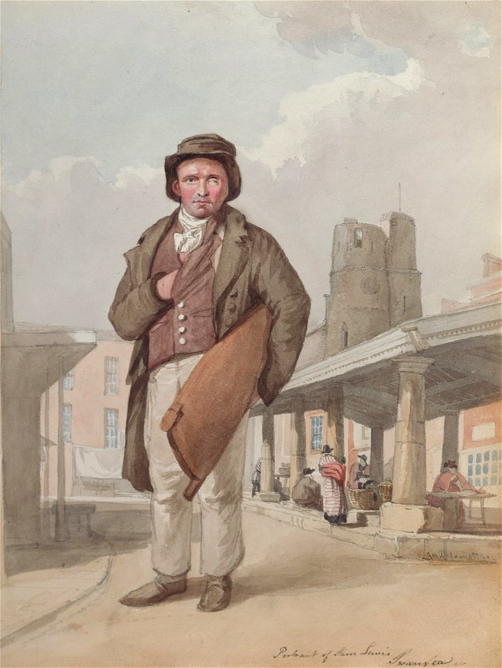 DV271 Portrait of Sam Lewis, Swansea
