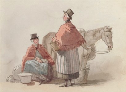 DV271 Two Gower women as Swansea martket