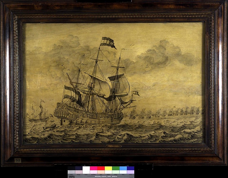 Dutch Men-of-War Joining the Fleet RMG BHC0947