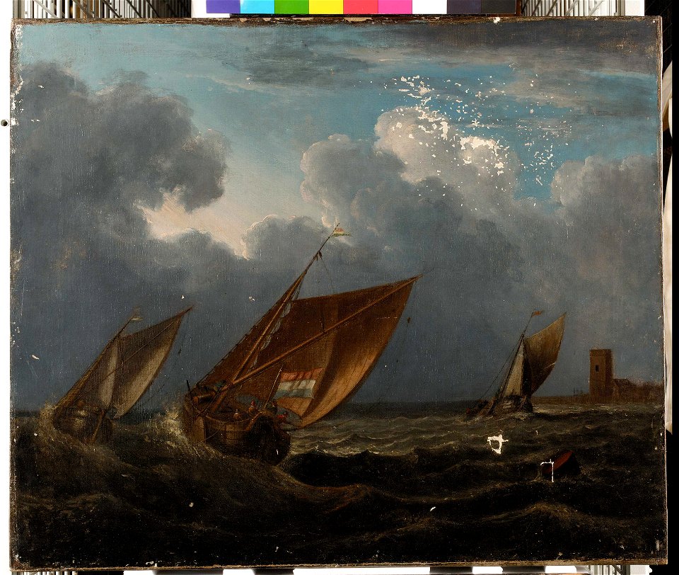 Dutch smalschips in a gale RMG BHC0833