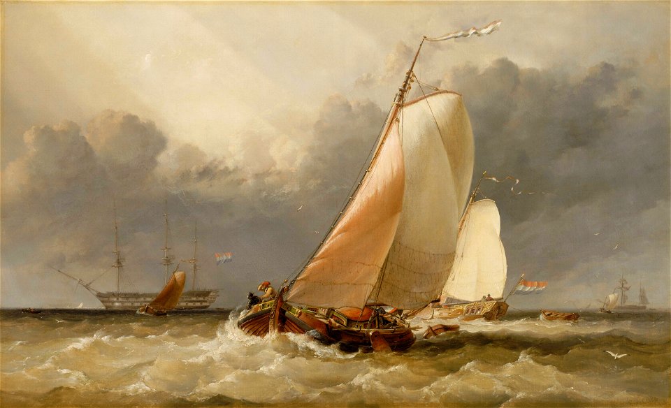 Dutch Yachting on the Zuider Zee RMG BHC1249