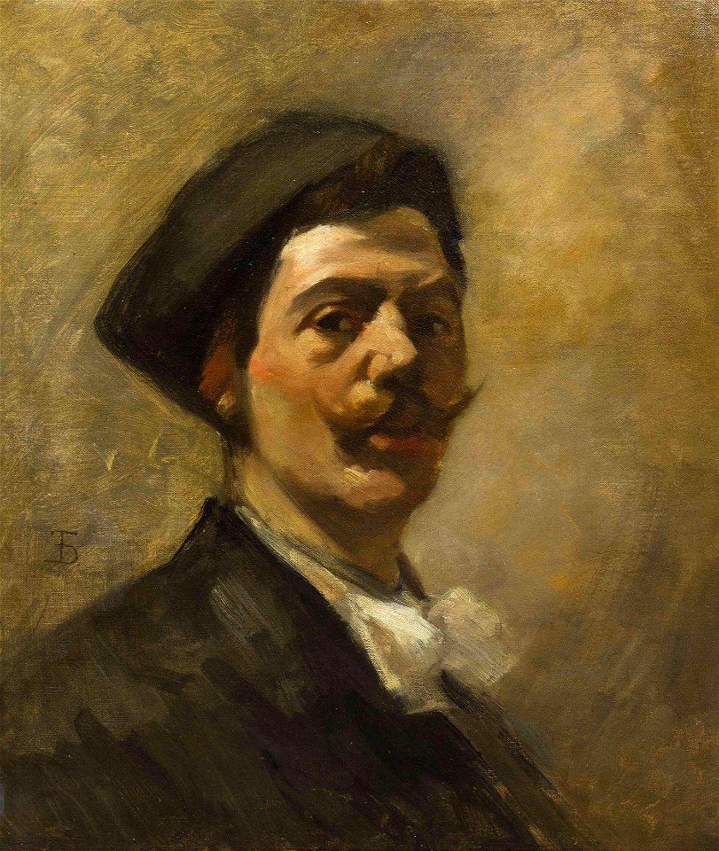 Frank Duveneck - Portrait of William Merritt Chase (1877)