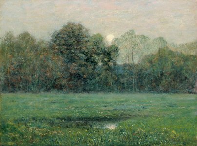 Dwight W. Tryon - Midsummer Moonrise - 1969.131 - Smithsonian American Art Museum
