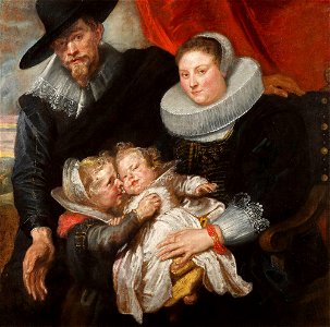 The Family of Cornelis de Vos by Anthony Van Dyck. Free illustration for personal and commercial use.