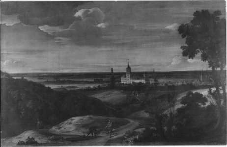 Dutch School, 17th century - View of Cleves with the Castle seen from Montebello - RCIN 400101 - Royal Collection
