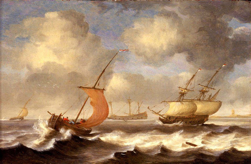 Dutch ships in a breeze RMG BHC0737