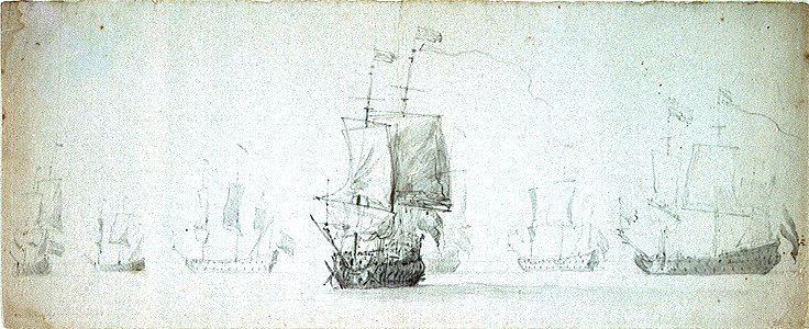 Dutch ships lying by RMG PW6812