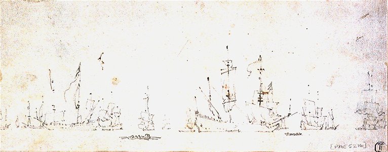 Dutch ships under easy sail RMG PV5216 1