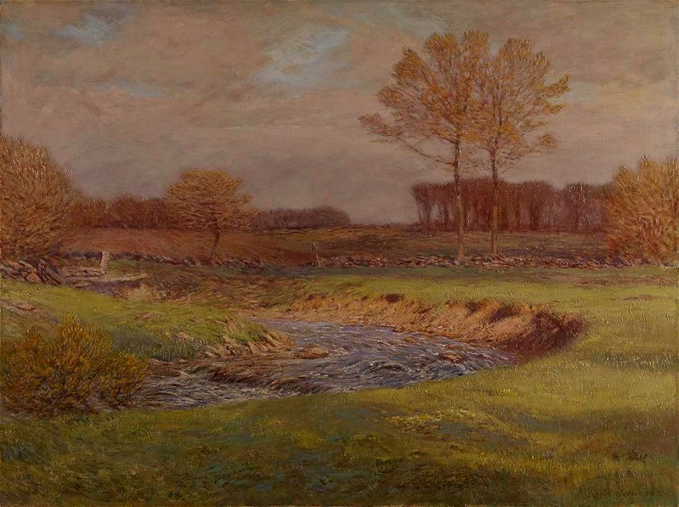 Dwight William Tryon - The Brook in May - 2010.107 - Crystal Bridges Museum of American Art