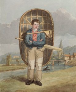 DV271 Boy with Coracle