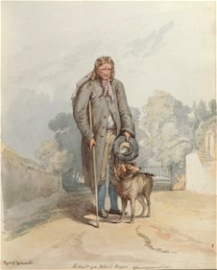 DV271 Portrait of a Blind Begger, Glamorganshire