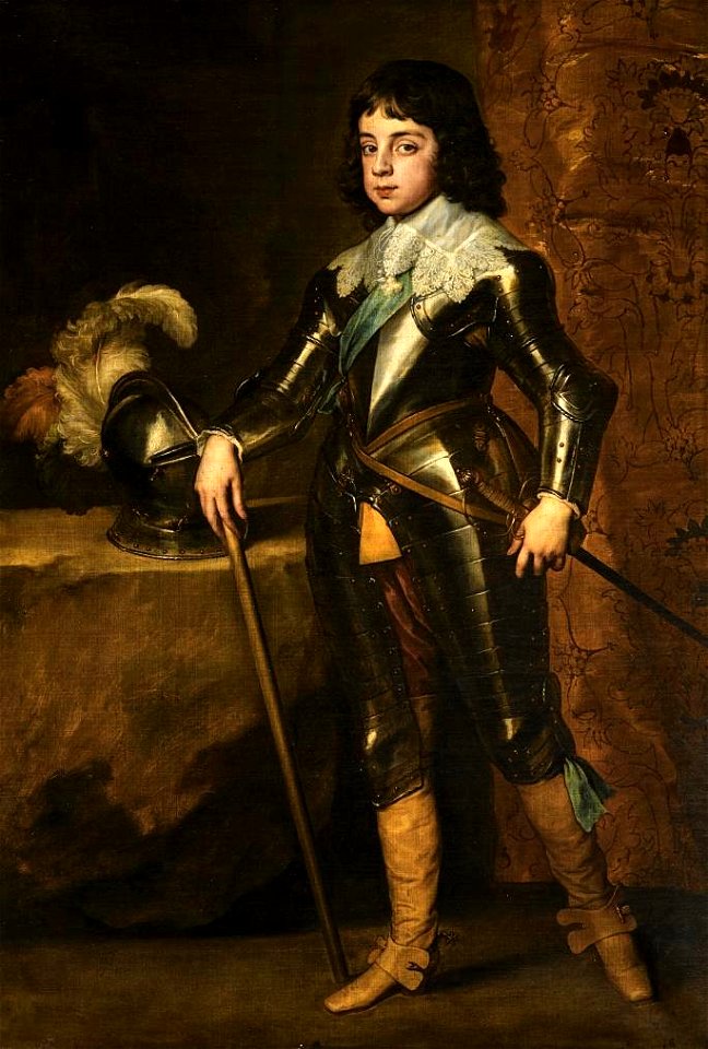 Portrait of Charles II when Prince of Wales by Anthony Van Dyck