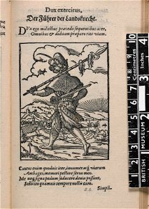 Dux exercitus. Der Führer der Landsknecht. (The Leader of the Landsquenets.) (BM 1904,0206.103.124)