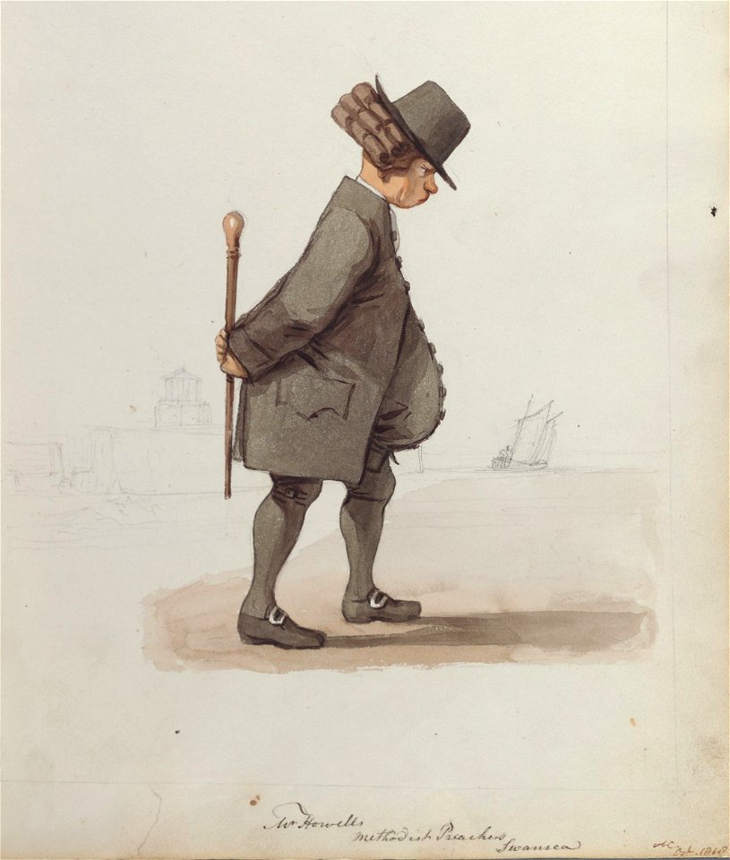 DV271 Mr Howells, Methodist Preacher, Swansea