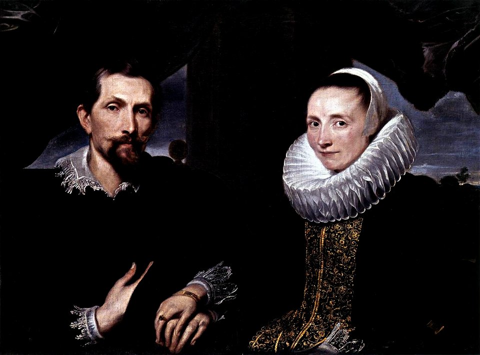Anthony van Dyck - Double Portrait of the Painter Frans Snyders and his Wife - WGA07424