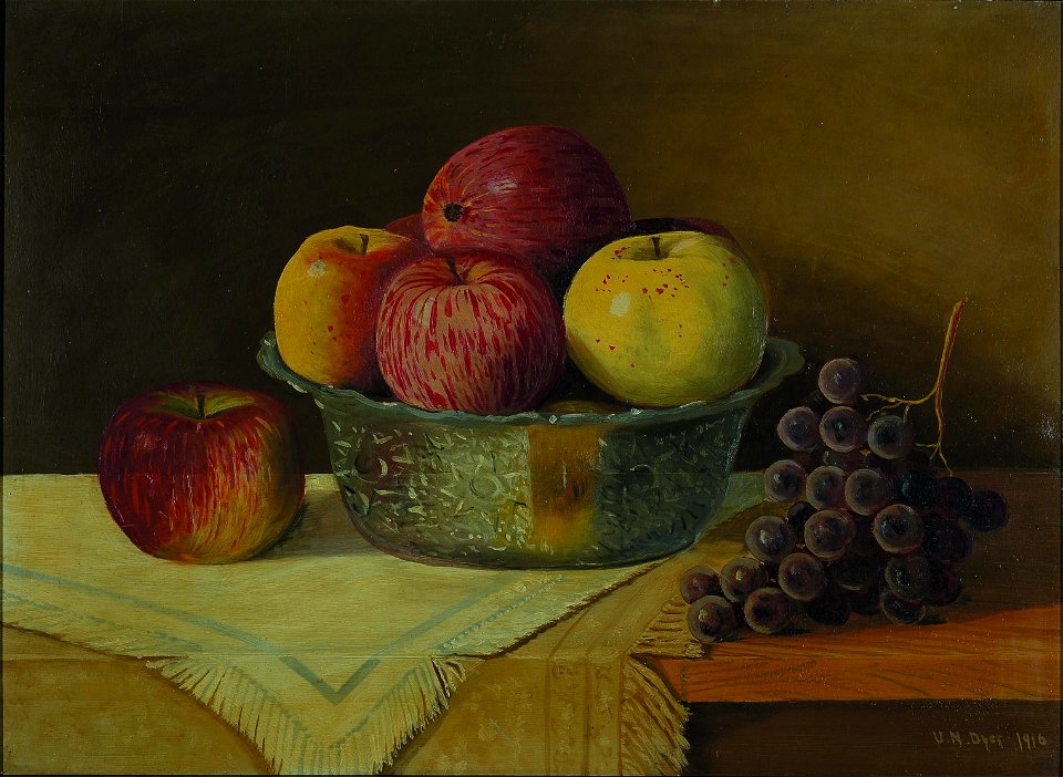 Apple Still Life by Uriah Norton Dyer, 1916