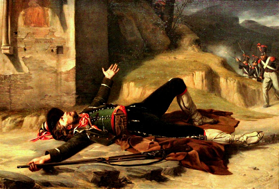 Dying brigand (1824) - Guillaume Bodinier