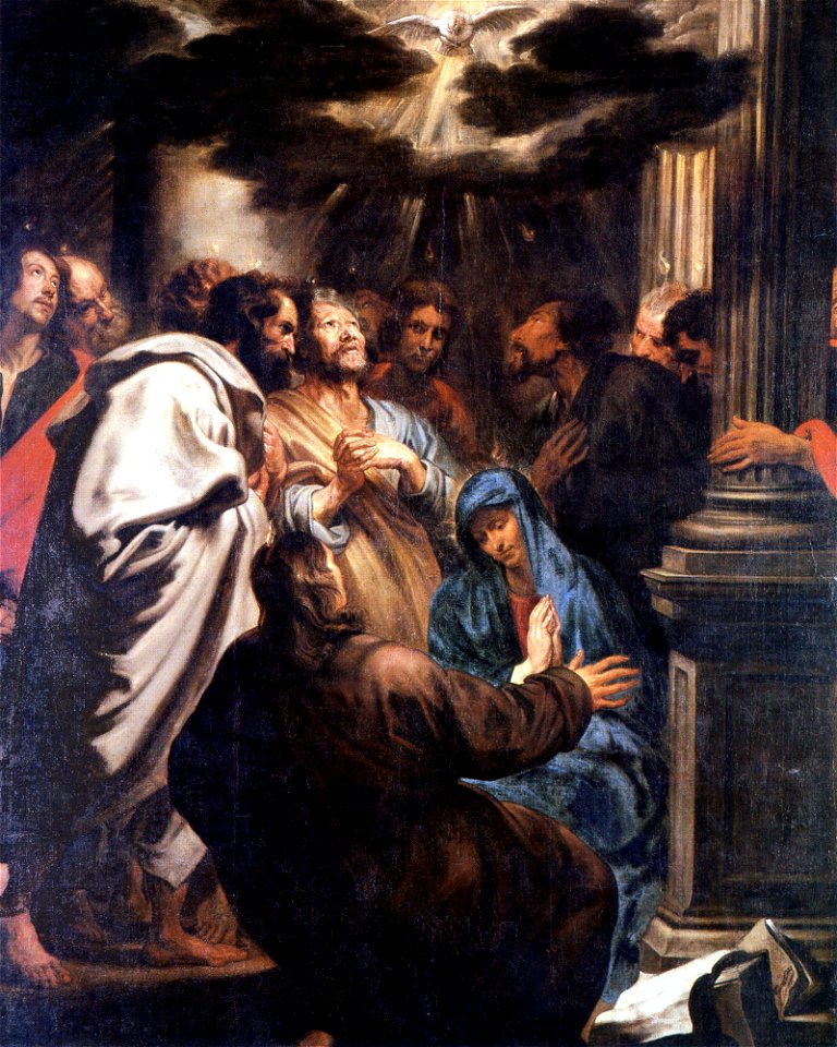 Anthonis van Dyck - Die Ausgießung des Heiligen Geistes