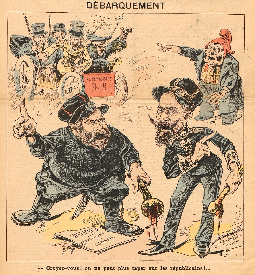 Débarquement (Le Grelot, 1899-06-18)