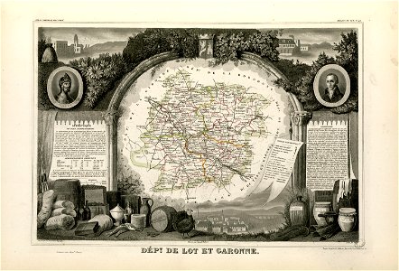Dépt. de Lot et Garonne (région du sud) - Fonds Ancely - B315556101 A LEVASSEUR 050