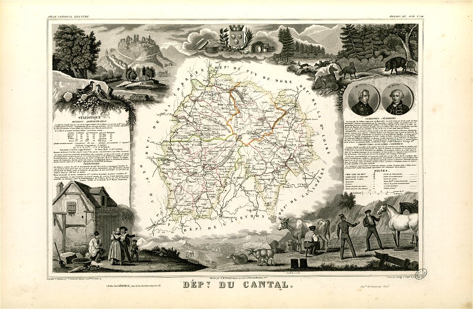 Dépt. du Cantal (région du sud) - Fonds Ancely - B315556101 A LEVASSEUR 018