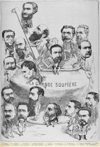 Députés boulangistes de la Seine (Charivari, 1889-11-21)