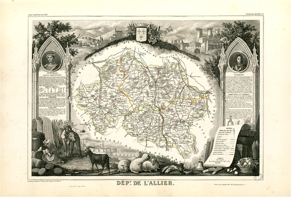 Dépt. de l'Allier (région du Centre) - Fonds Ancely - B315556101 A LEVASSEUR 007