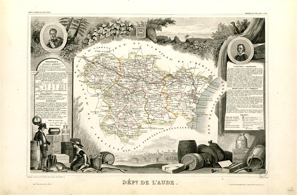 Dépt. de l'Aude (région du sud-est) - Fonds Ancely - B315556101 A LEVASSEUR 014