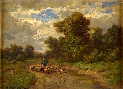 Désiré Thomassin Schäfer mit Herde