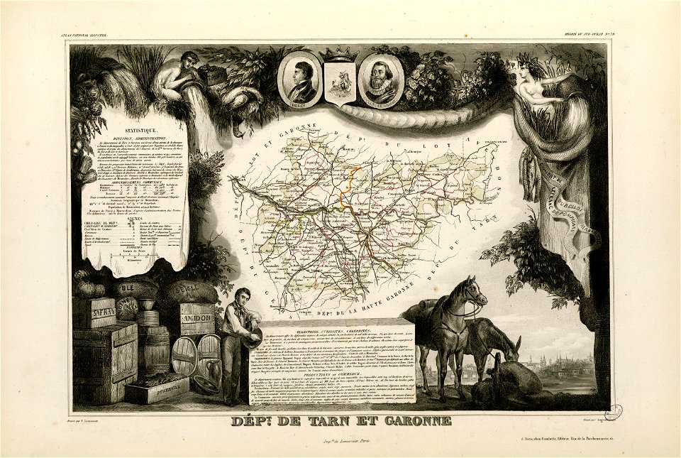 Dépt. de Tarn et Garonne (région du sud-ouest) - Fonds Ancely - B315556101 A LEVASSEUR 082