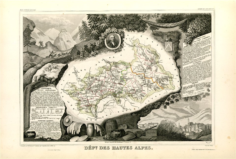 Dépt. des Hautes Alpes (région du sud-est) - Fonds Ancely - B315556101 A LEVASSEUR 009