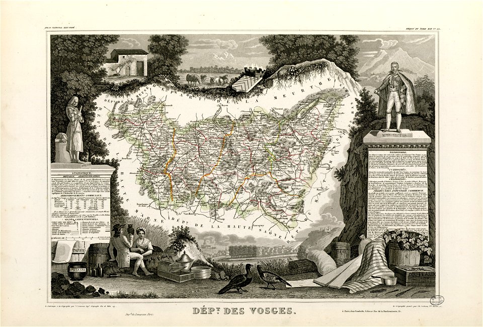 Dépt. des Vosges (région du nord-est) - Fonds Ancely - B315556101 A LEVASSEUR 088