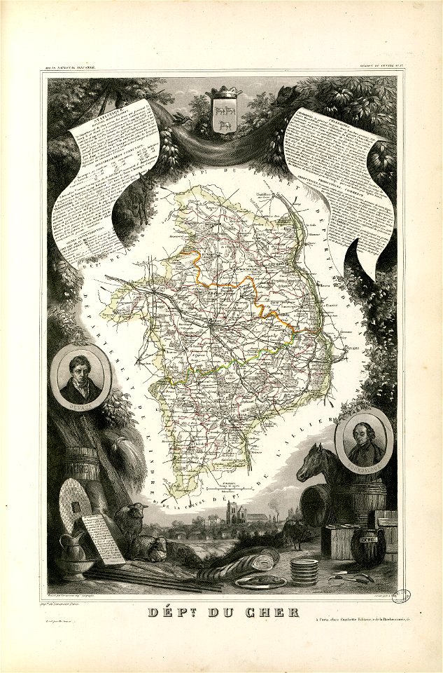 Dépt. du Cher (région du centre) - Fonds Ancely - B315556101 A LEVASSEUR 021