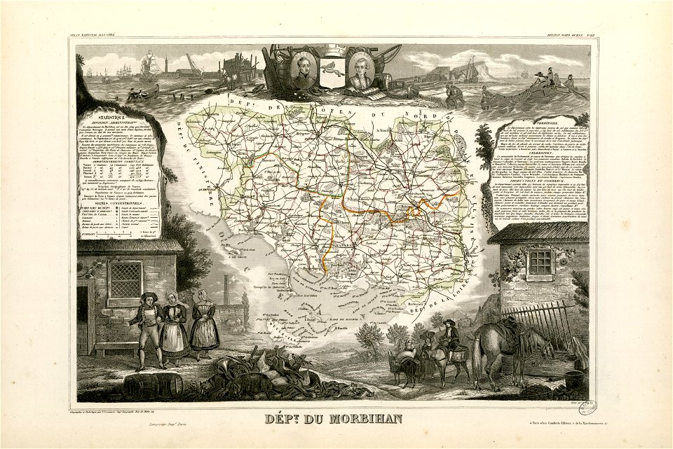 Dépt. du Morbihan (région nord-ouest) - Fonds Ancely - B315556101 A LEVASSEUR 059