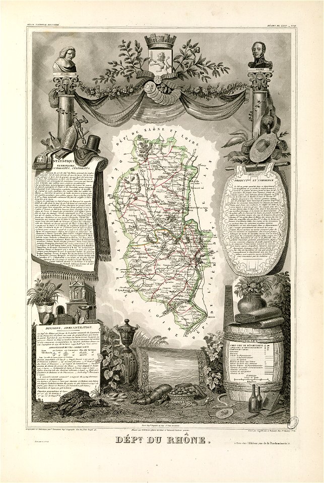 Dépt. du Rhône (région de l'est) - Fonds Ancely - B315556101 A LEVASSEUR 071
