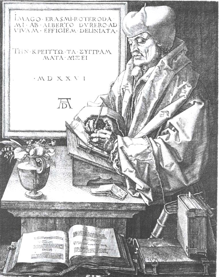 Dürer - Erasmus von Rotterdam