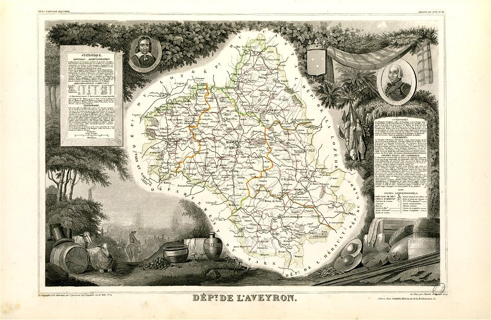 Dépt. de l'Aveyron (région du sud) - Fonds Ancely - B315556101 A LEVASSEUR 015