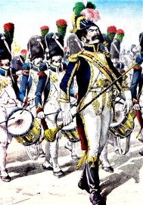 Défilé des chasseurs à pied de la Garde impériale