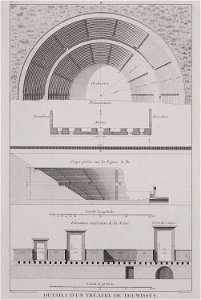 Détails d'un théatre de Telmissus - Choiseul-gouffier Gabriel Florent Auguste De - 1782