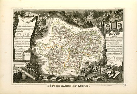 Dépt. de Saône et Loire (région de l'est) - Fonds Ancely - B315556101 A LEVASSEUR 073