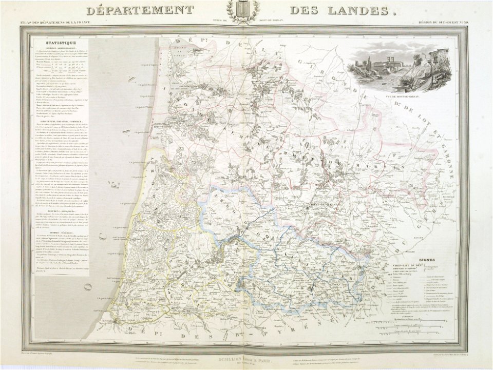 Département des Landes - 1841