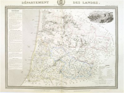 Département des Landes - 1841