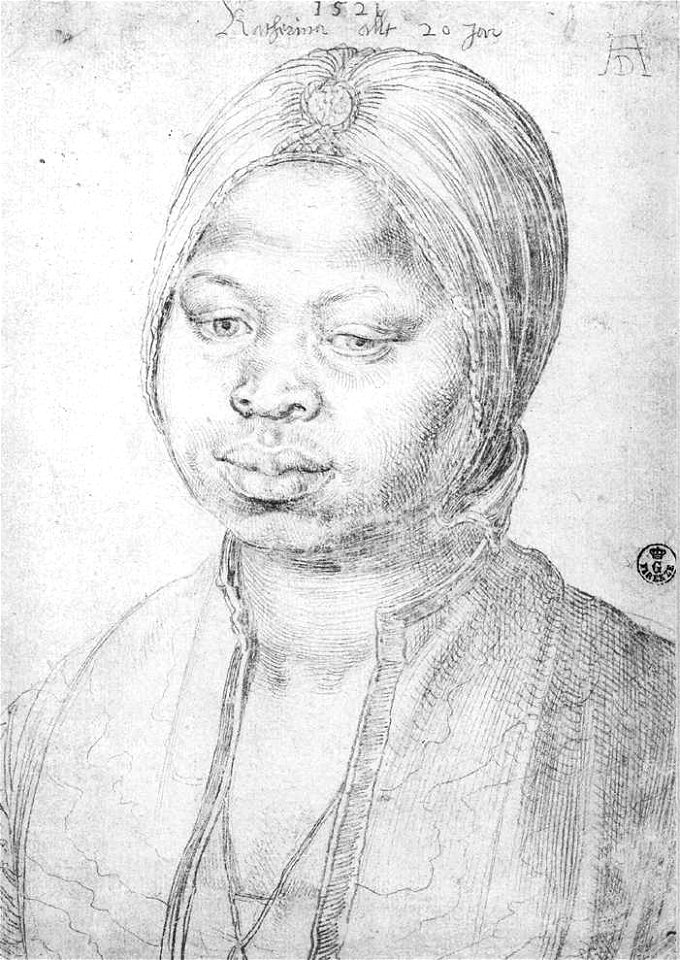 Albrecht Dürer - The Negress Katherina - WGA07097