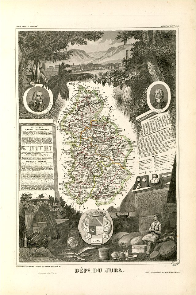 Dépt. du Jura (région de l'est) - Fonds Ancely - B315556101 A LEVASSEUR 042