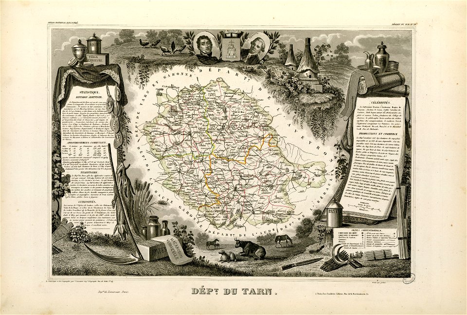 Dépt. du Tarn (région du sud) - Fonds Ancely - B315556101 A LEVASSEUR 081