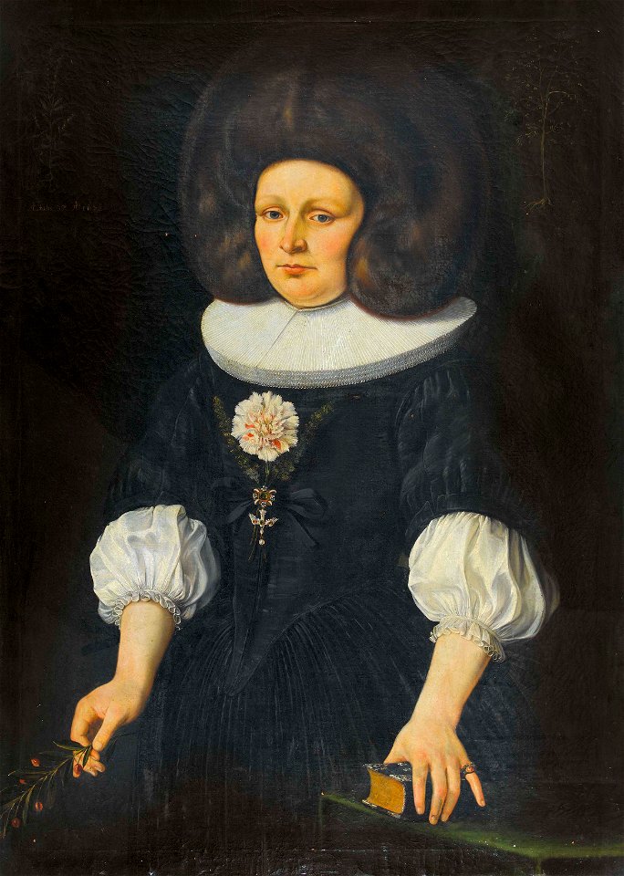 Dünz, Bildnis einer Dame mit Gebetbuch
