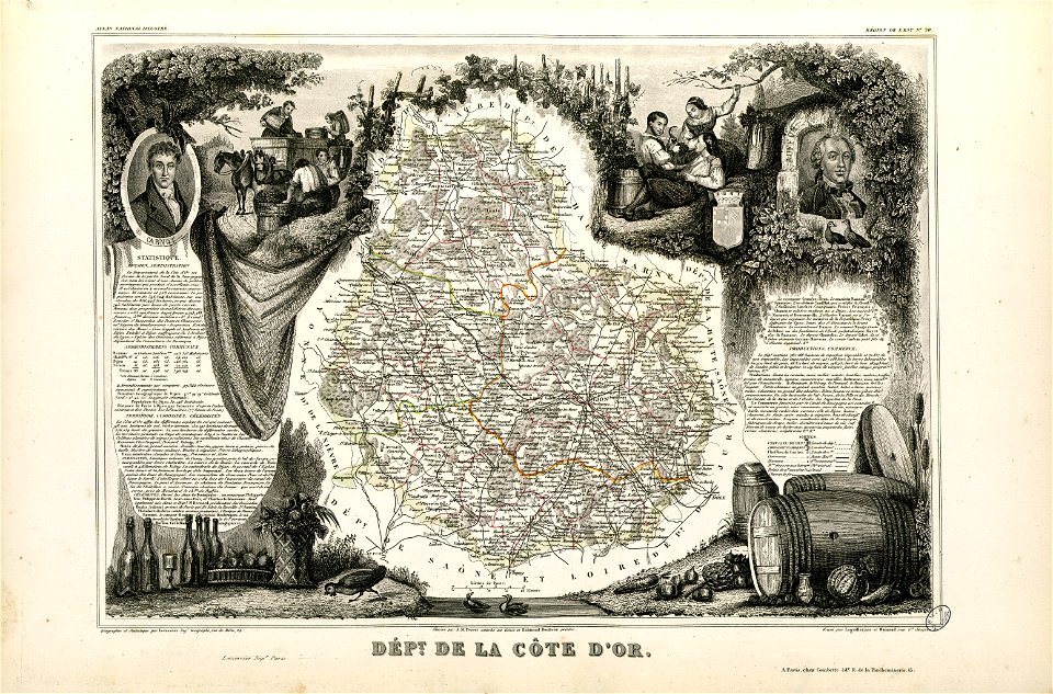 Dépt. de la Côte d'Or (région de l'est) - Fonds Ancely - B315556101 A LEVASSEUR 024